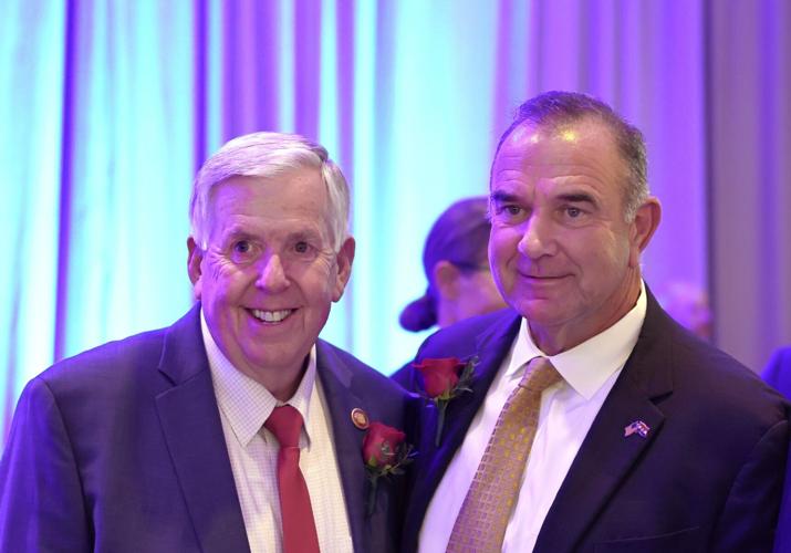 Missouri Lt. Gov. Mike Kehoe and Gov. Mike Parson