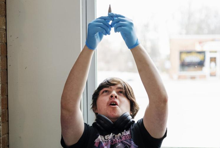 Neurodivergent students learn ceramics in art workshop