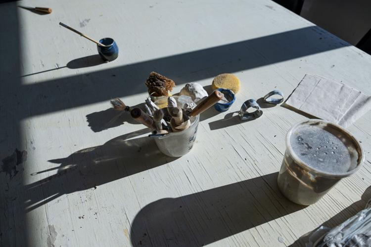 Neurodivergent students learn ceramics in art workshop