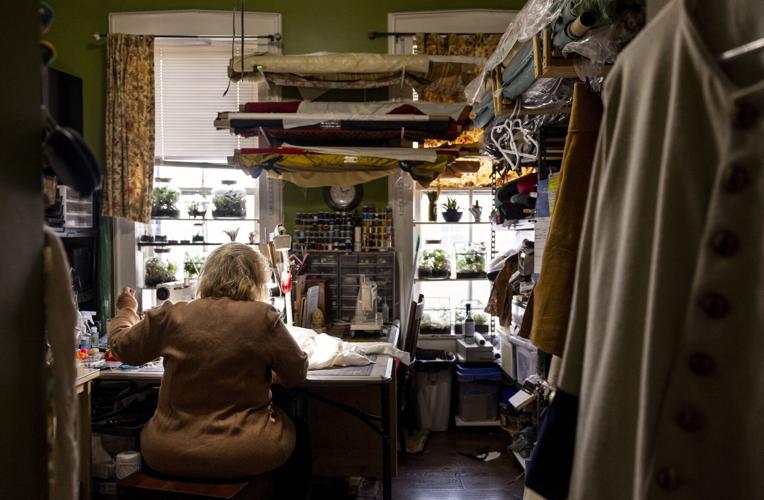 Kathy Nadeau re-creates clothing styles from centuries past